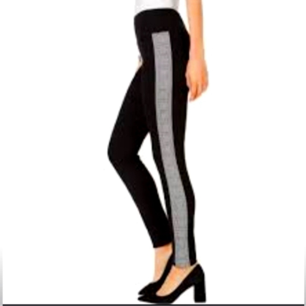Inc International Concepts Women's leggings Tights Plaid Piping